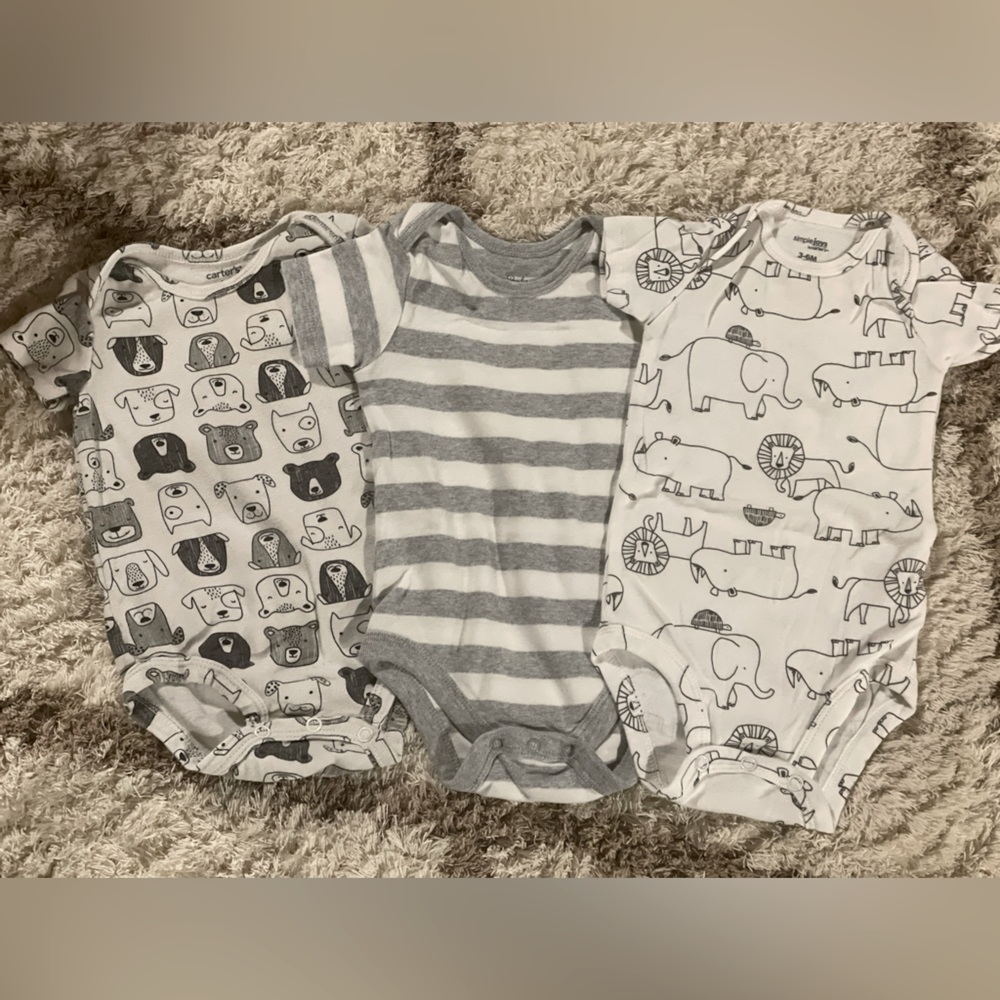 3-6 month gender neutral onesie